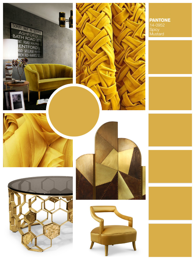 Color Trends For Next Season: Inspiring Mood Boards by BRABBU_Spicy Mustard
